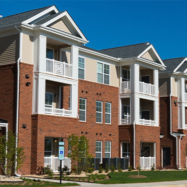 exterior view of a rental property building